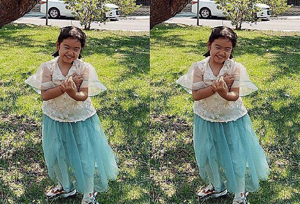 包贝尔女儿"大名"曝光,比包饺子好听太多了,网友:人如其名_包可艾