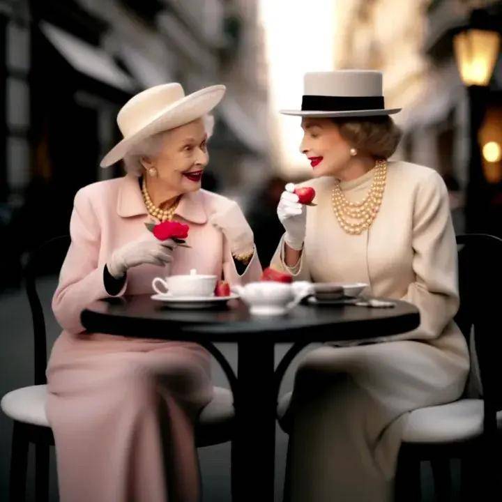 法国街头奶奶们的穿搭经常被视为时尚的典范,穿搭风格优雅又大方_生活