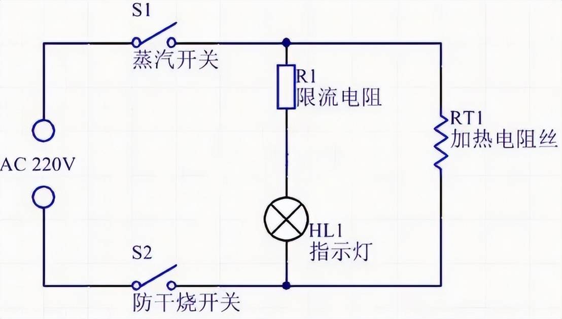 电热水袋三个脚电路图图片