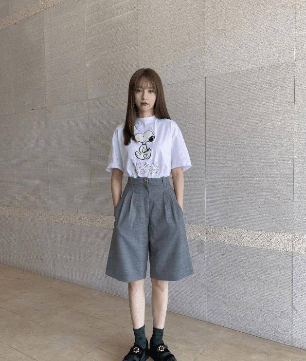沈梦辰有穿搭技巧,看起来帅气清爽_女孩子_显得_节目