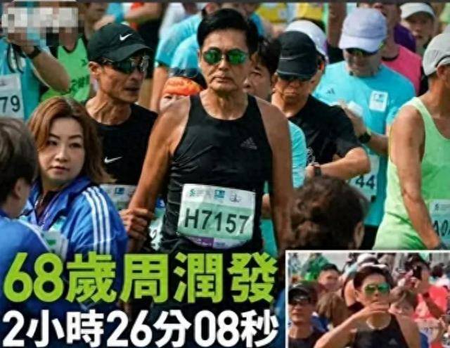 68岁周润发近照"吓人",手臂皮包骨全是疙瘩,晚年患糖尿病_马拉松_生命