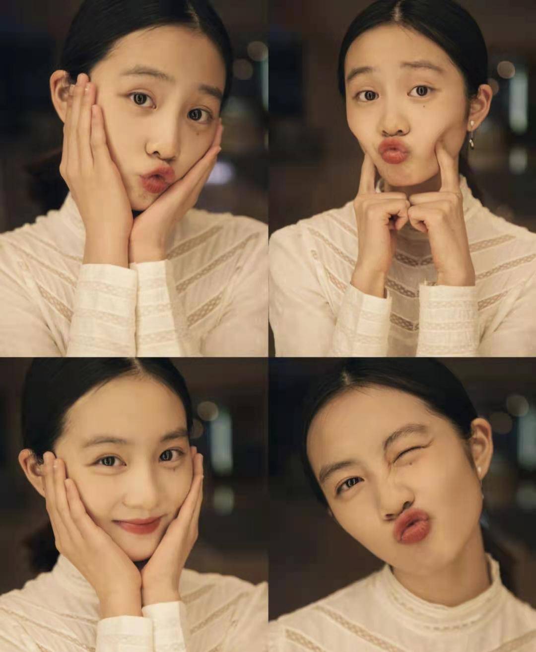 黄磊晒孙莉近照,侧脸被误认是黄多多,母女俩基因好强大_照片_气质