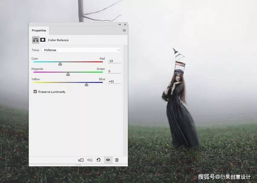 ps软件技巧,逆转森林_步骤_调整_图层