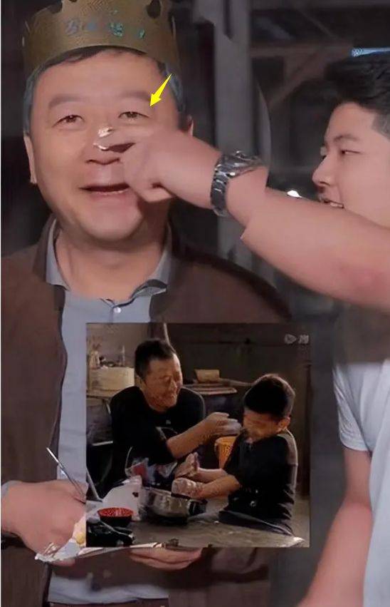 郭涛为儿子石头庆祝生日,儿子如今长这样,比他爸帅多了!