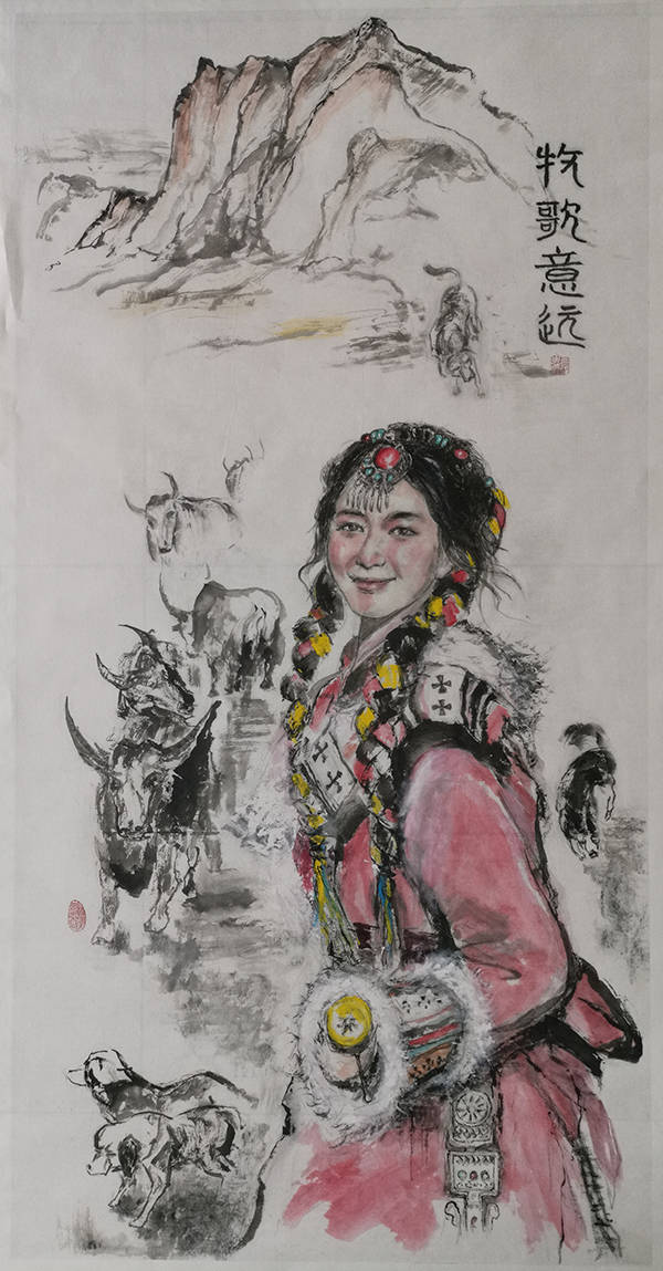 司徒惠霞应邀参加庆祝建国75周年《丹青颂辉煌》书画