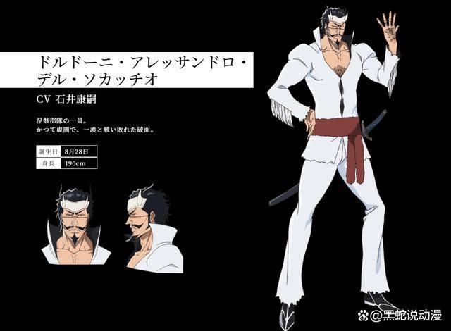 死神千年血战篇:虚圈四破面人设图公开 曾经的手下败将成了队友_僵尸