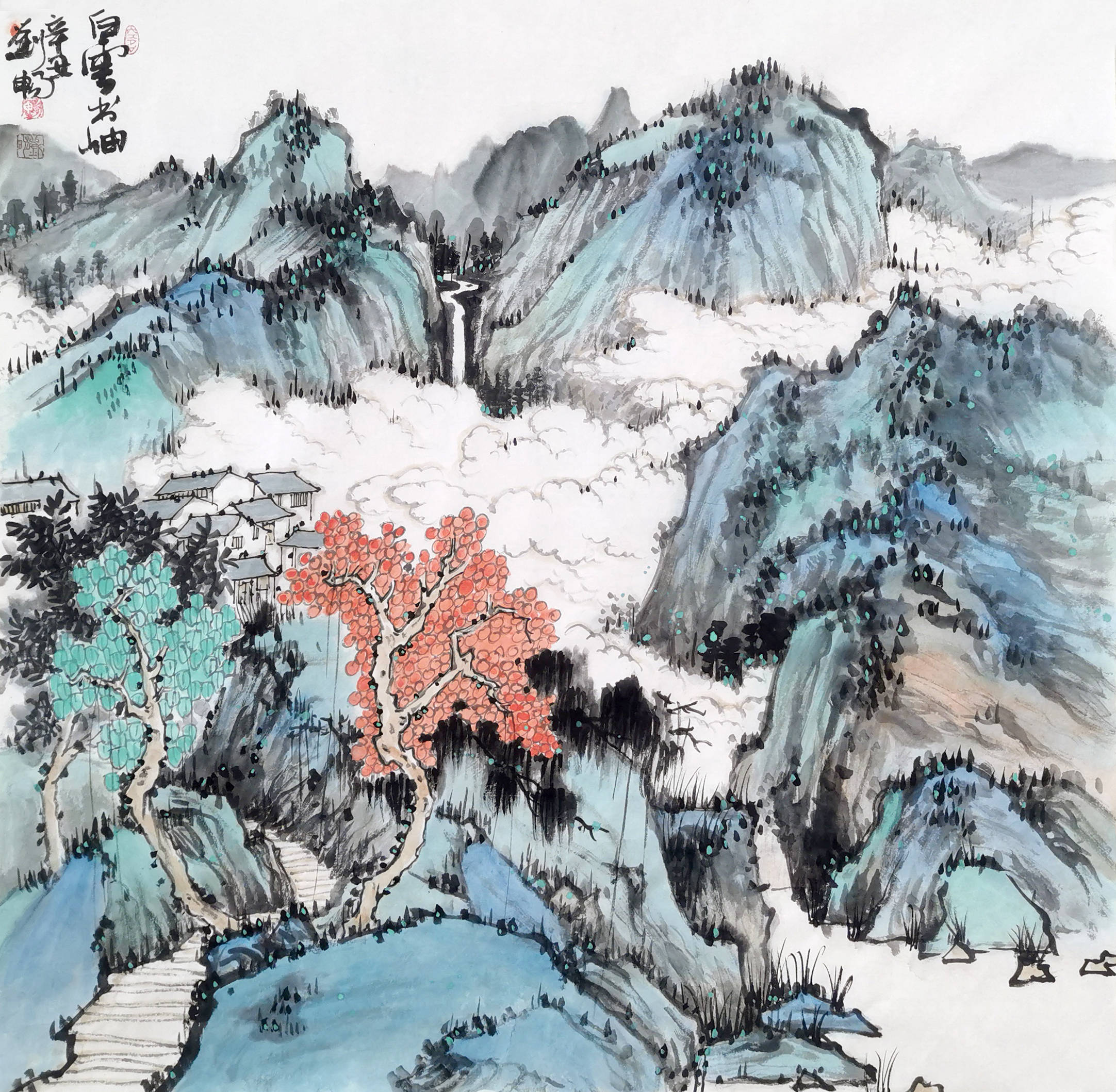 刘元乙:以笔墨展现祖国壮丽河山,弘扬中国传统文化