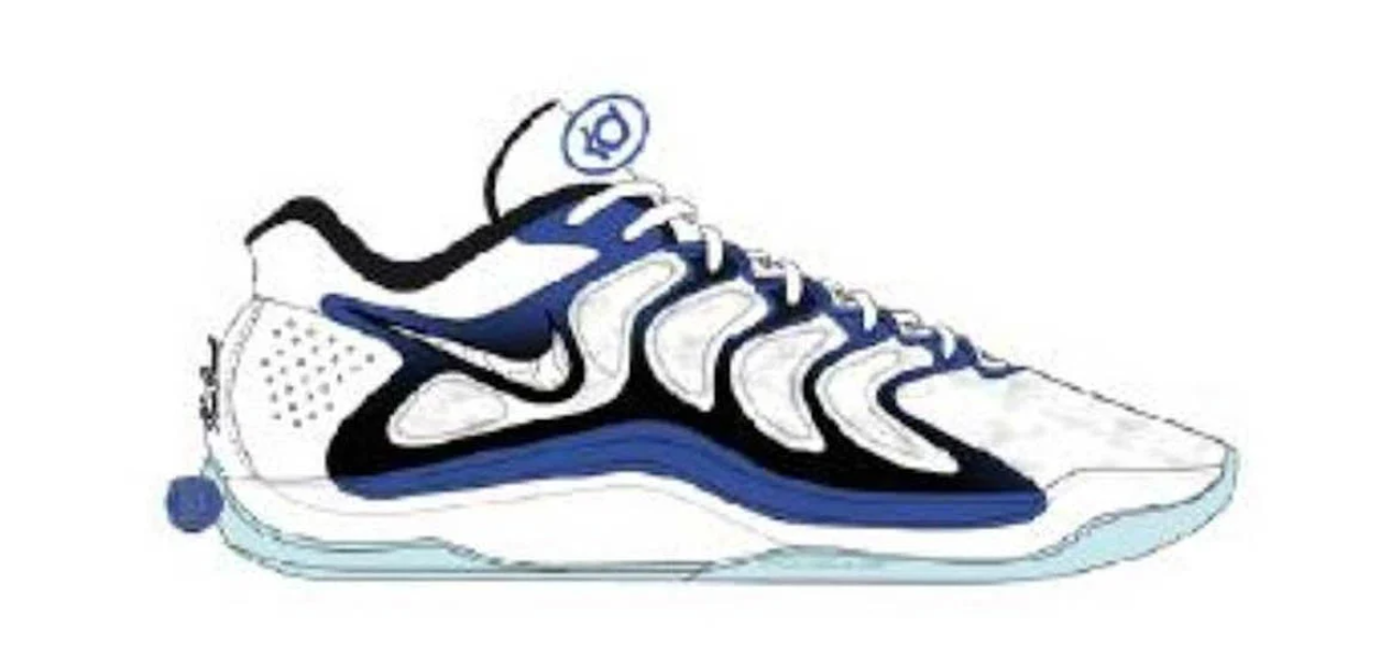 杜兰特新款签名鞋nike kd 17曝光,有点复古的味道_运动鞋_sunrise