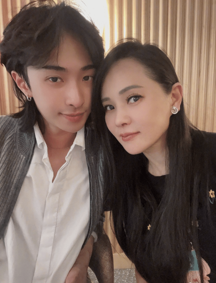 伊能静儿子晒与女生合照#,#伊能静#,#庾澄庆