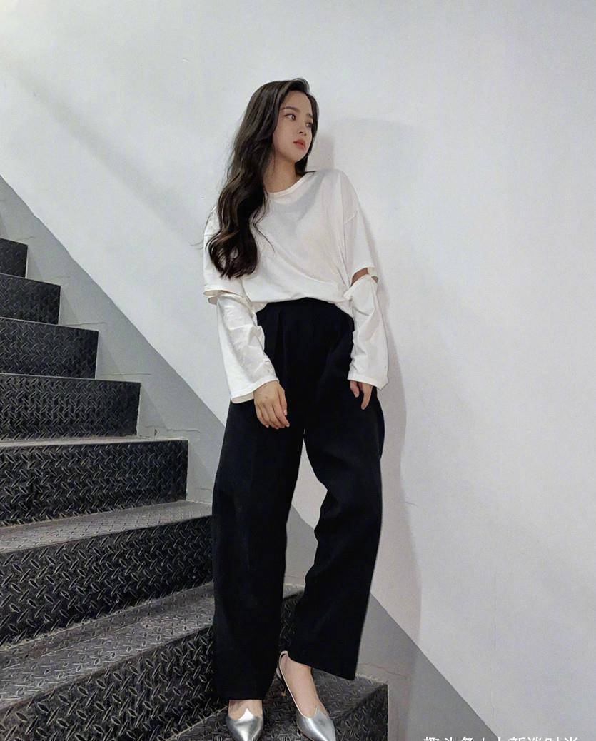 学学欧阳娜娜的穿衣方法,时髦活泼还好看_显得_造型_衣品