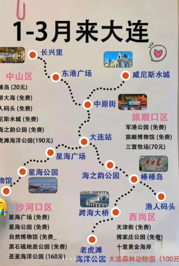 大连棒棰岛自由行6日游路线最佳安排,大连定制游大概多少钱_星海公园