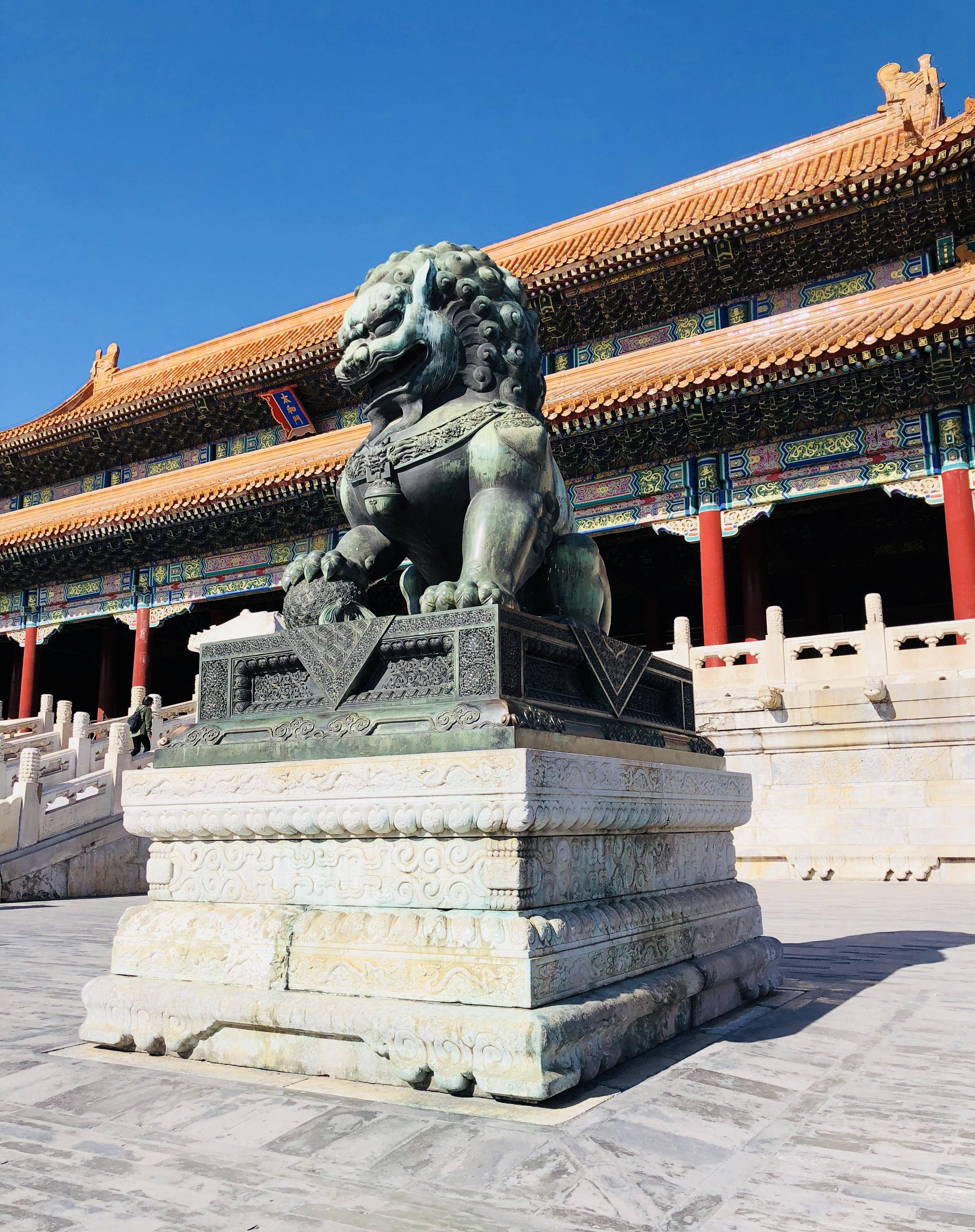 北京故宫狮子图片大全图片