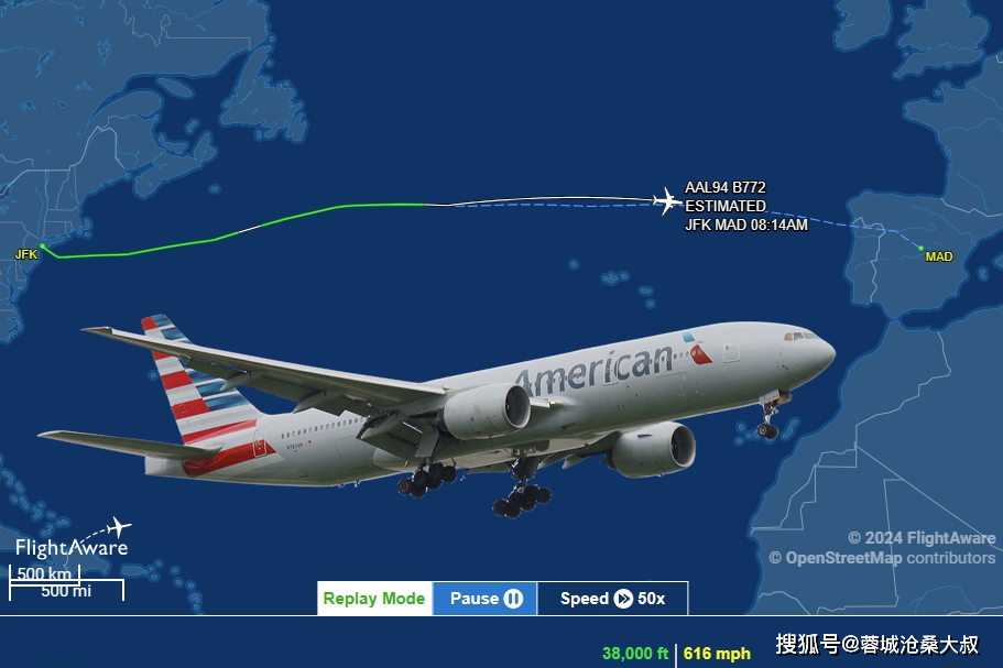 当天一架波音777挡风玻璃又在大西洋上空破裂_飞机_航班_美国