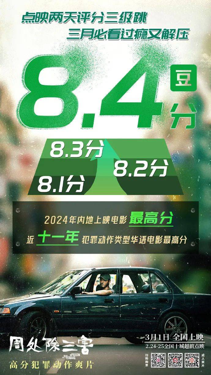豆瓣8.4引爆口碑又遭换盘风波…挑战审查尺度的《周处除三害》，何以成黑马？_搜狐网