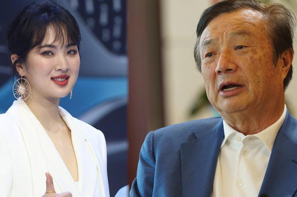 华为董事长两个女儿图片