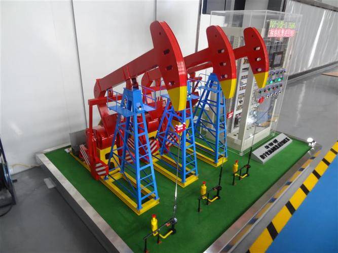 游梁式抽油机模型 双驴头抽油机模型