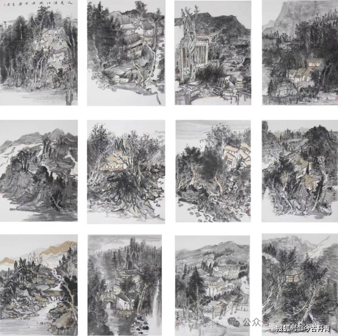 中国美术人物志——王月云·第九届艺术名家书画大拜年_山见水_山水画