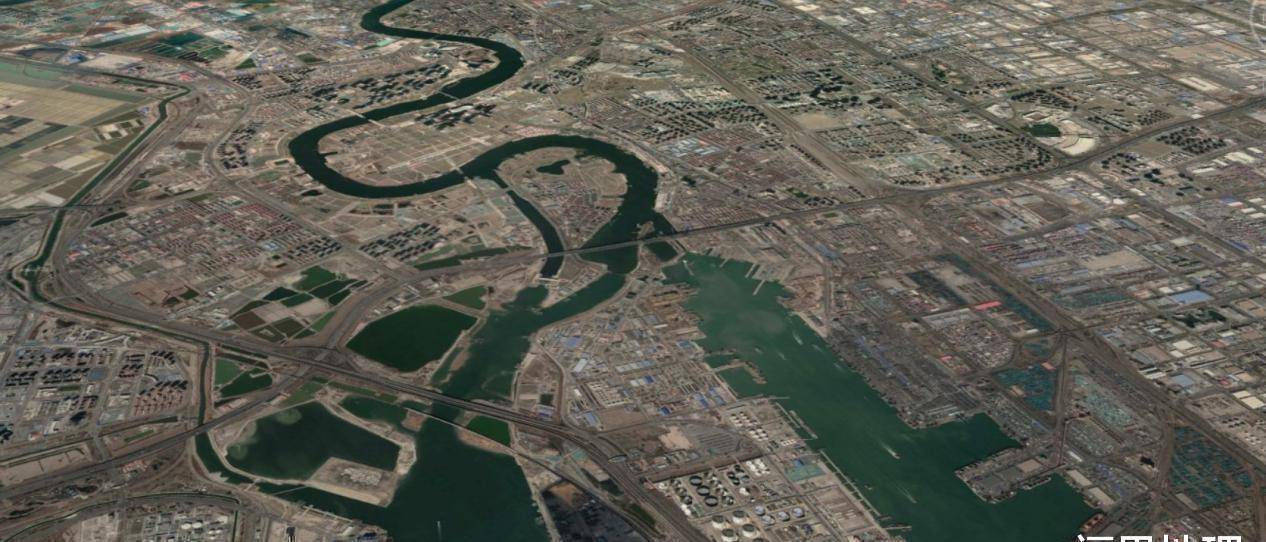 原创卫星地图看华北平原沃野千里有着怎样的城市繁华