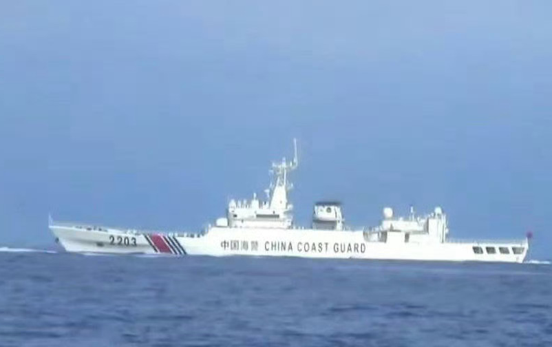 远看海警船近看"护卫舰",还带着4门37炮,台海巡署不敢动?