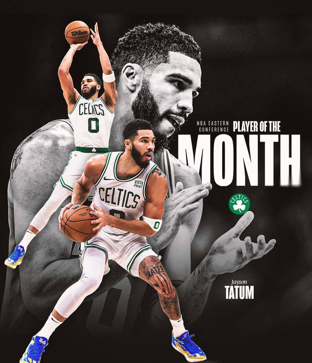 nba官宣二月各项最佳:塔图姆东契奇夺魁 文班米勒蝉联月最佳新秀_最佳