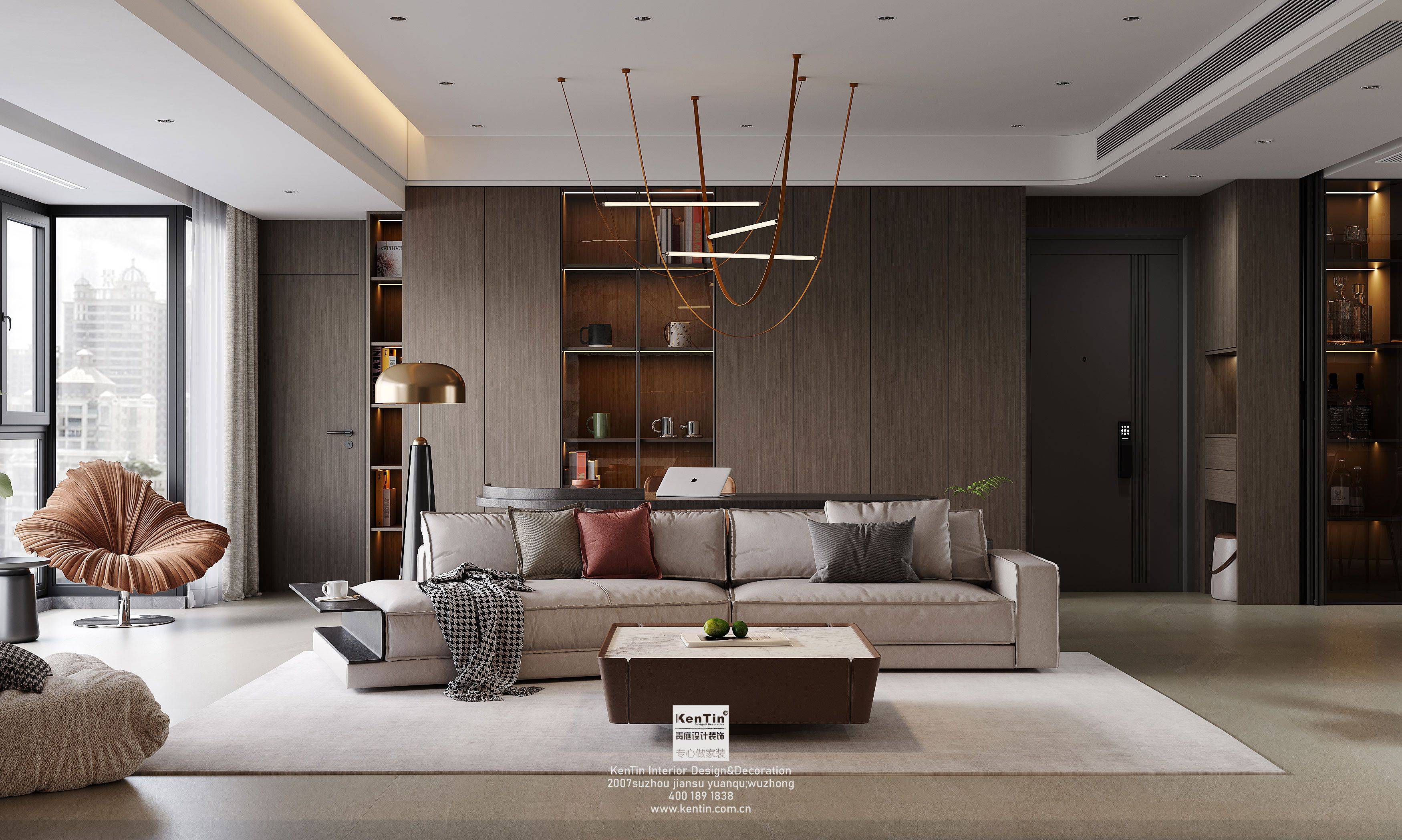 kentin design|170㎡简约之居:邂逅现代之美_空间_设计_chapter