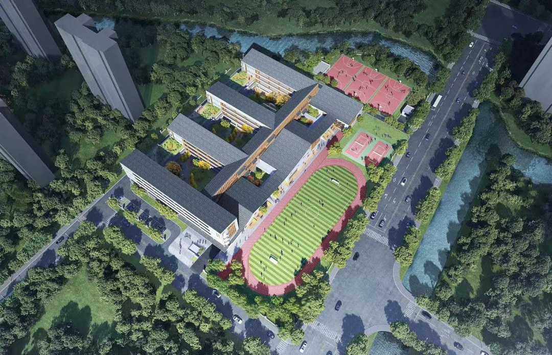 文件显示,待06-02地块(小学)和06-03地块(初中)建成后统筹划定学区