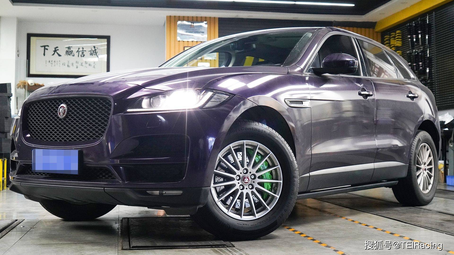 改装案例丨捷豹f-pace升级p60ev大六活塞卡钳套件