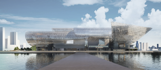 深圳歌剧院项目位于蛇口新街南侧,半岛城邦东侧,深