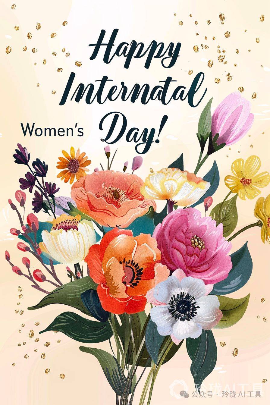 海报_鲜花_大字体