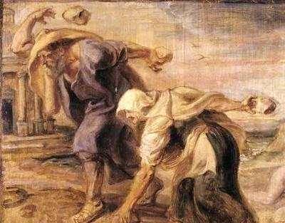 原创古希腊神话宙斯计划淹死人类波塞冬火上浇油人类濒临灭亡