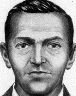 当天,一个叫d·b·库伯的男子身穿黑色风衣,带着一个大皮箱,登上了由