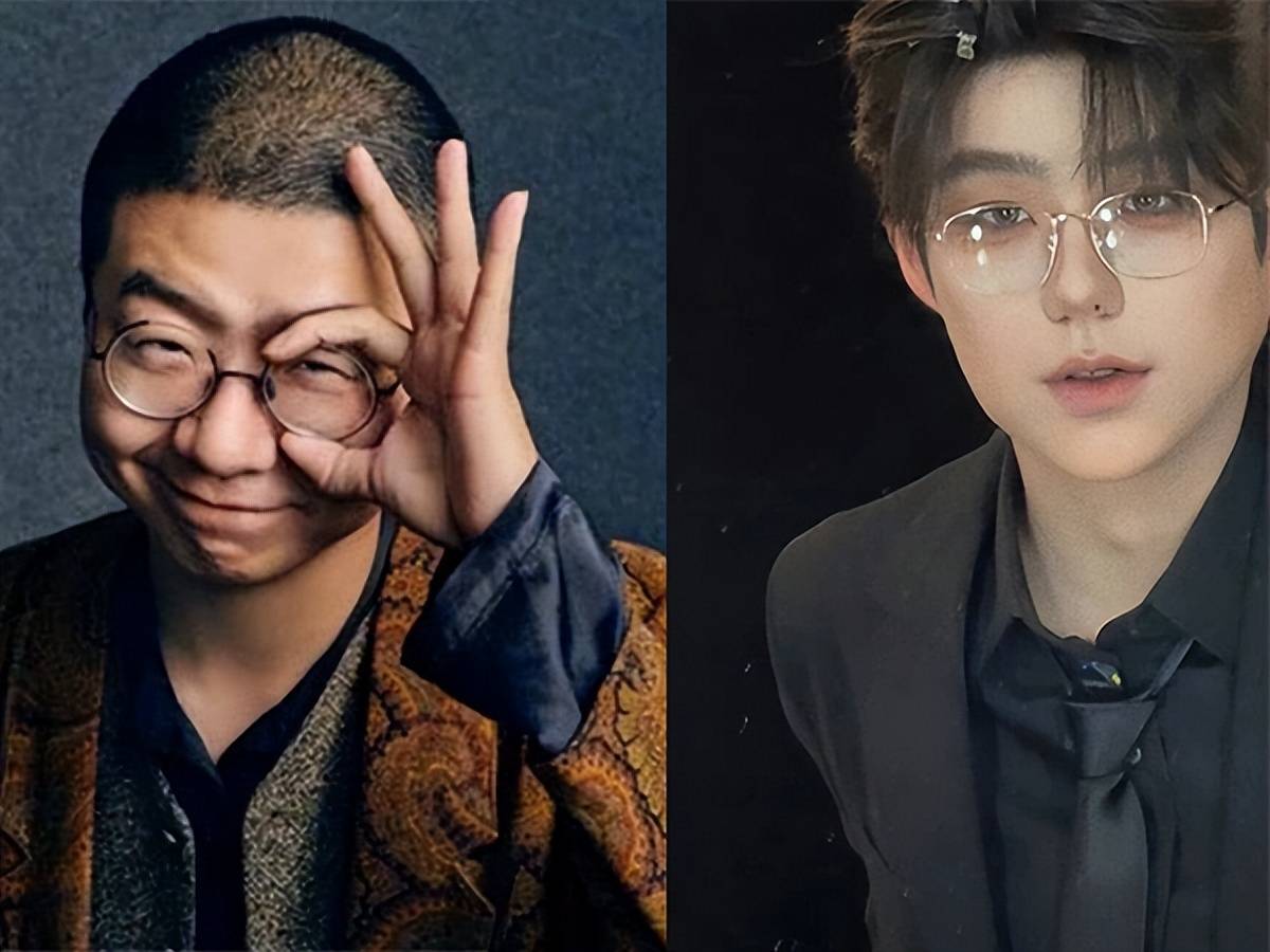 李诞的眼睛比较小,不过这也是他的特色之一,笑起来有种又贱又萌的感觉