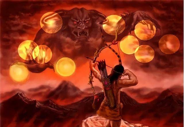 仍然感动不了上天,于是干脆派遣人族最强的神射手——后羿为她报仇