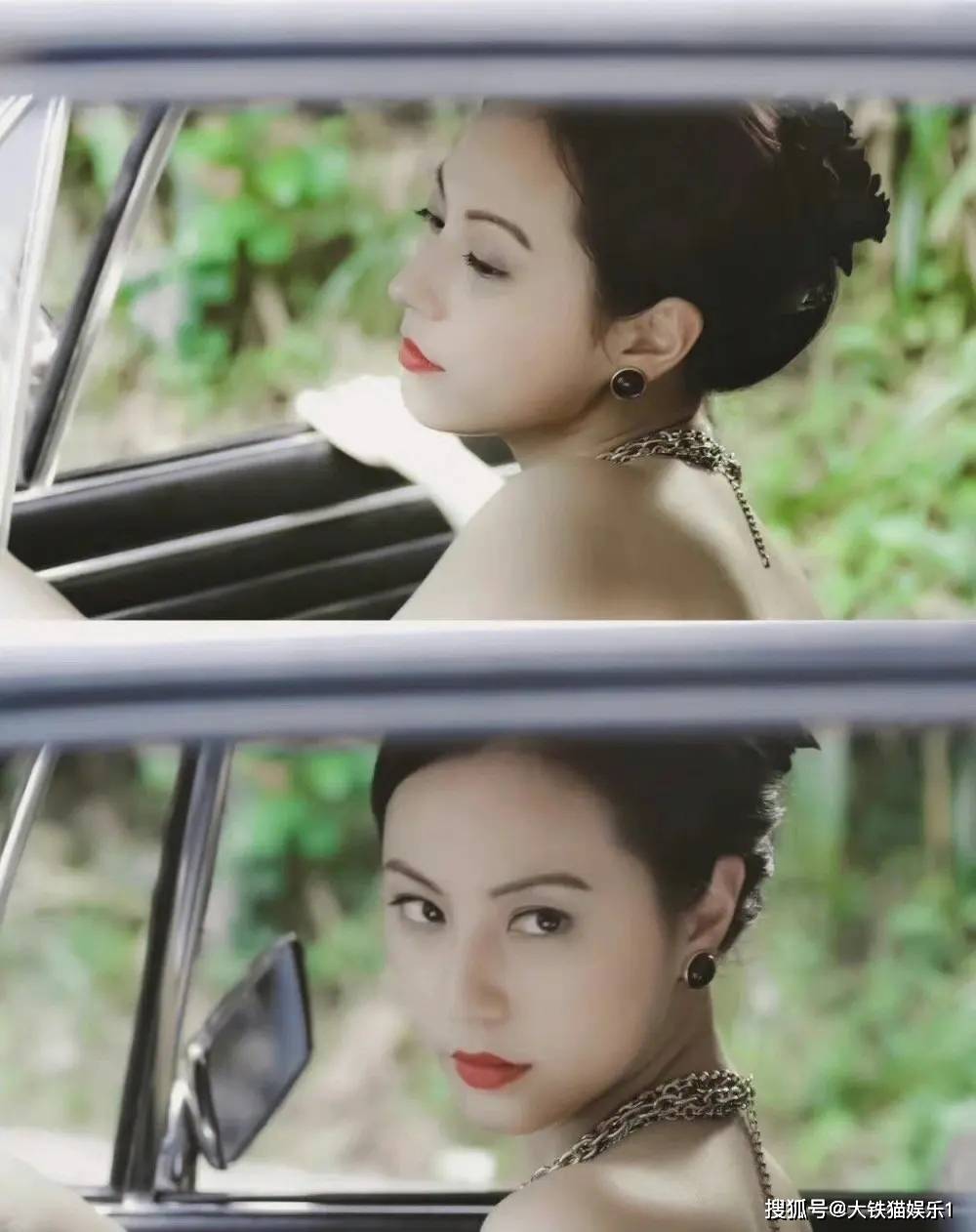她的身材纤瘦,但脸又不柴,这一点与香港的另一位大美人张柏芝有点相似
