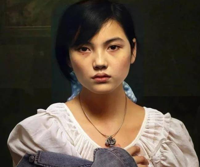 竖的卖1879万横的卖198万,放大数倍后:这是画吗_冷军_照片_油画