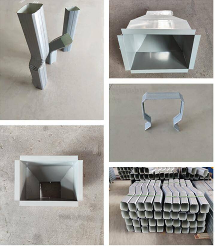 天津辉睿绿色建筑青岛鑫江研发中心65吨316不锈钢天沟项目完工