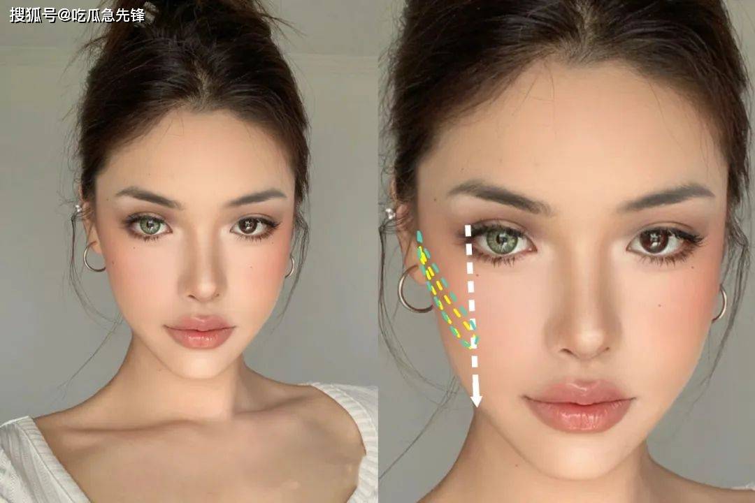 原创从刘雯被嘲的新造型来聊聊颧颊凹陷的高级解法