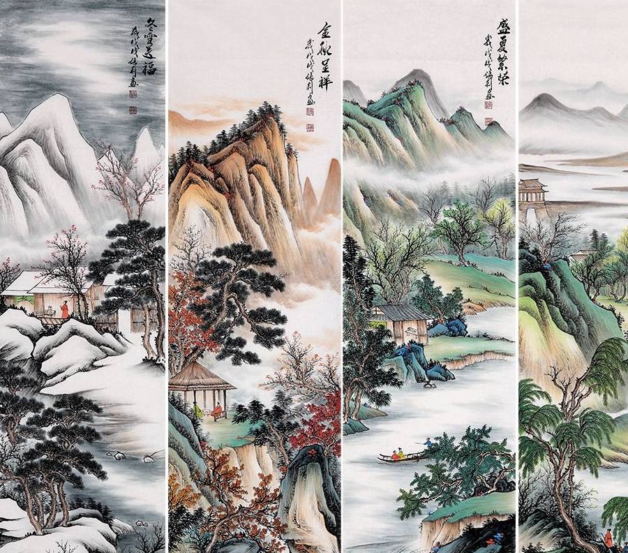 张利新_山水画_作品