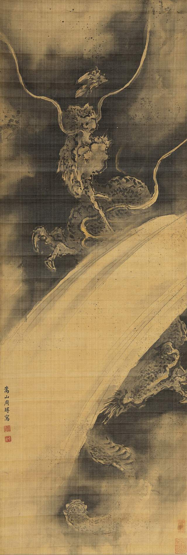 二月二龙抬头:赏名家笔下的龙画_龙的_墨龙_佚名