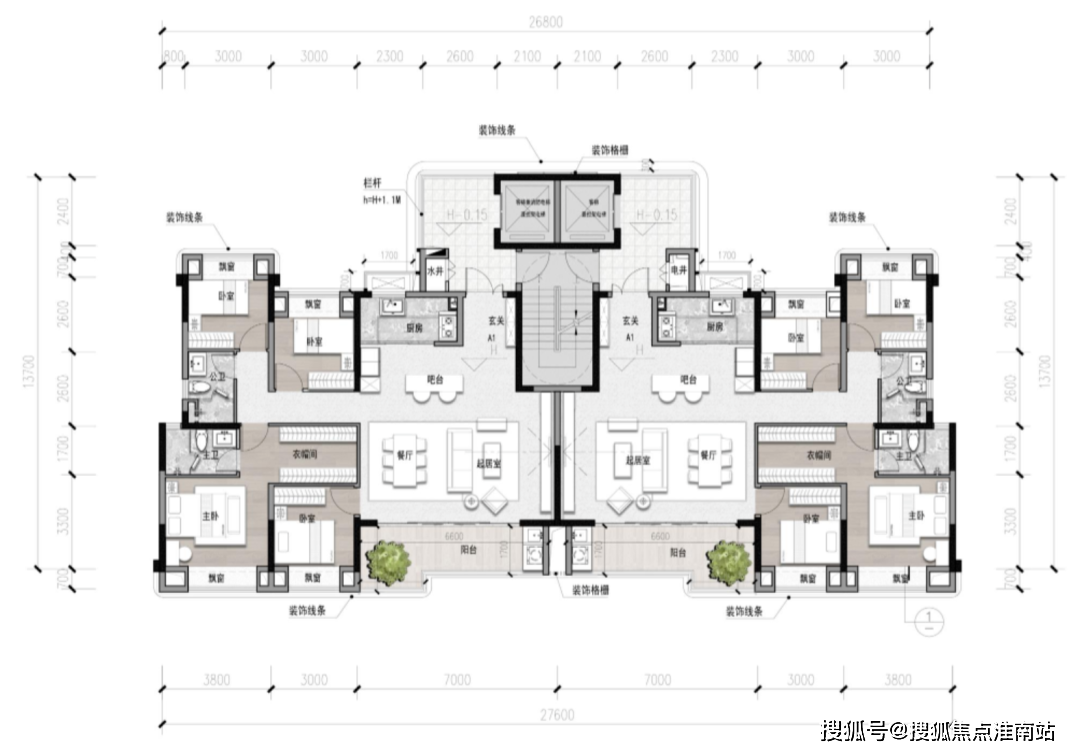 古北一号别墅户型图片