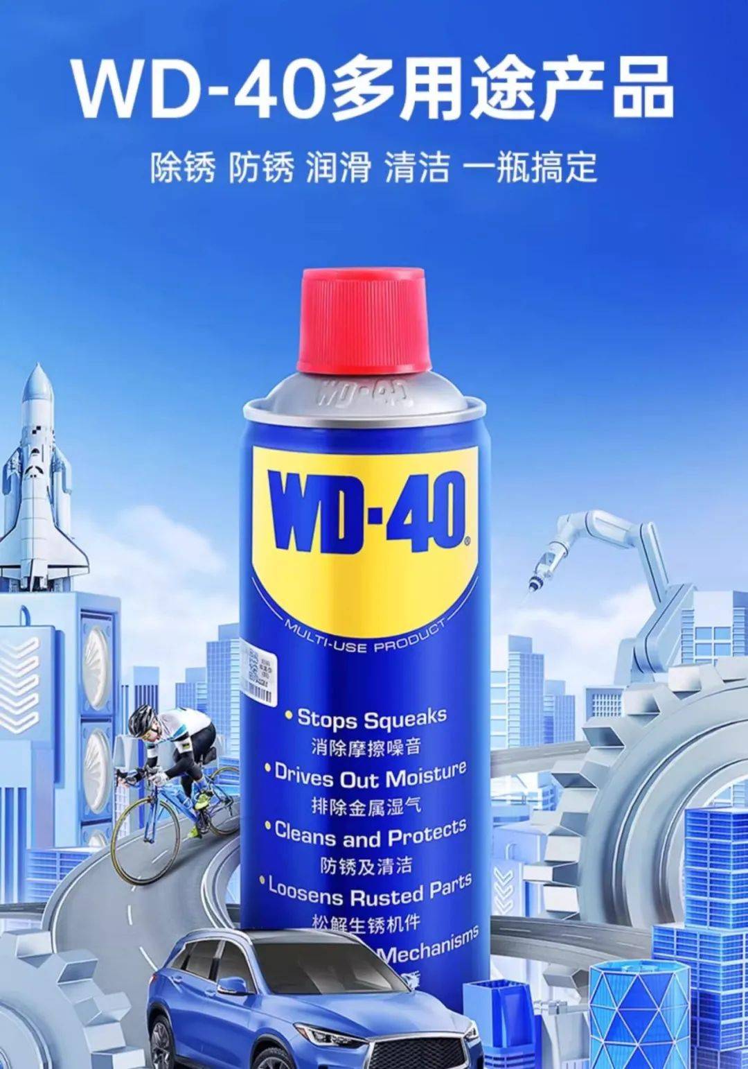 开年加油丨灵元素自营开卖wd-40!_产品_化学品_客户