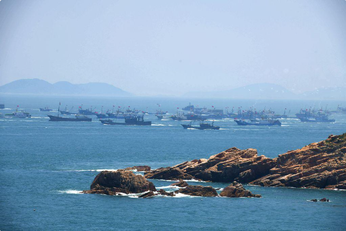 新竹渔民自3月6日起就发现,有多艘来自大陆福建的渔船开进台湾苗栗