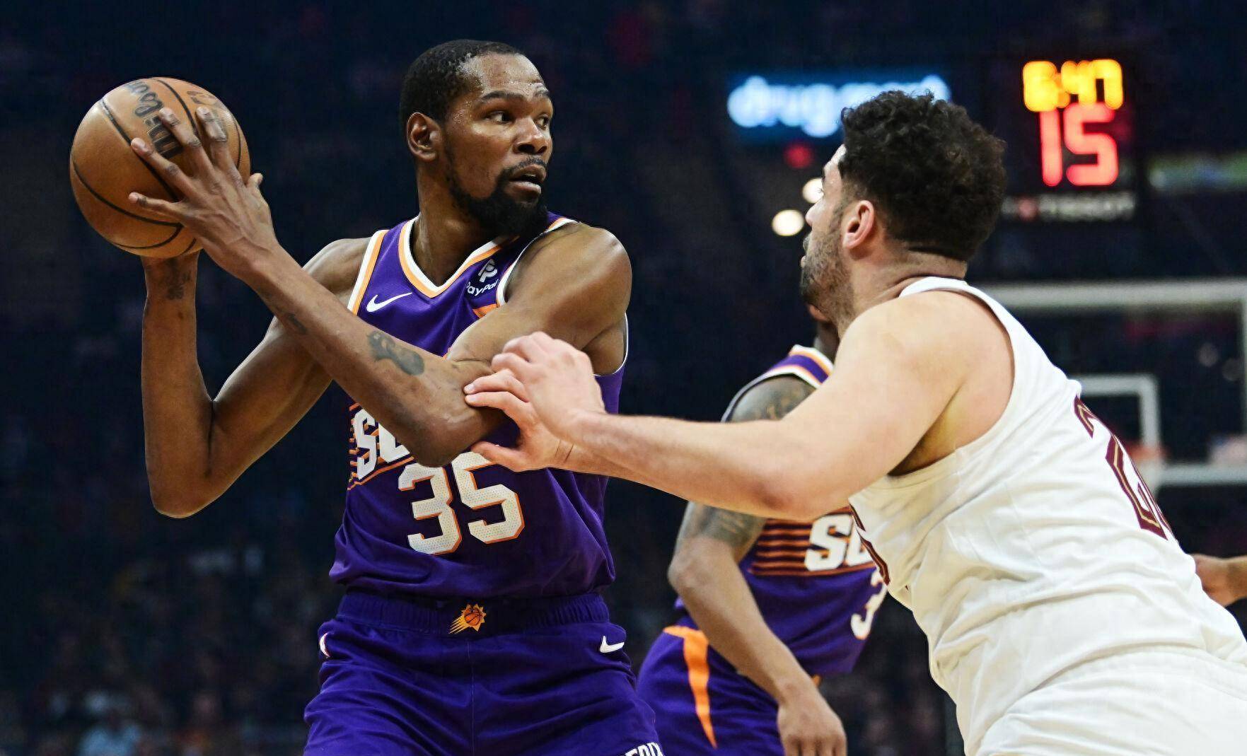 原创nba常规赛三巨头88分太阳大逆转骑士杜兰特37分布克复出277