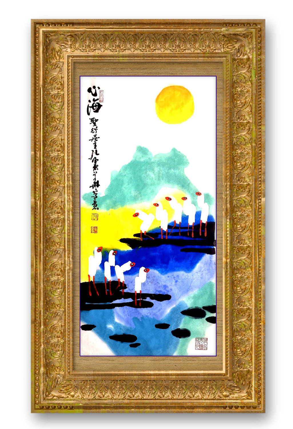 孔宪华墨彩画卷瑰丽迷幻神韵独具艺术新境墨海奇珍