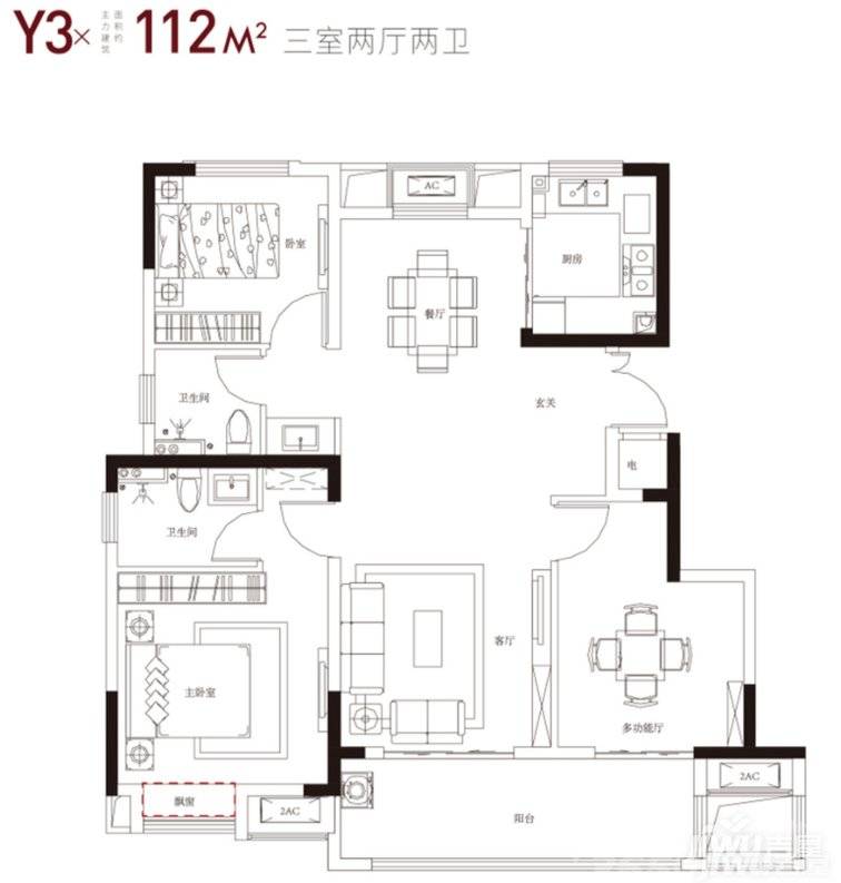 乐富强悦澜湾户型图片