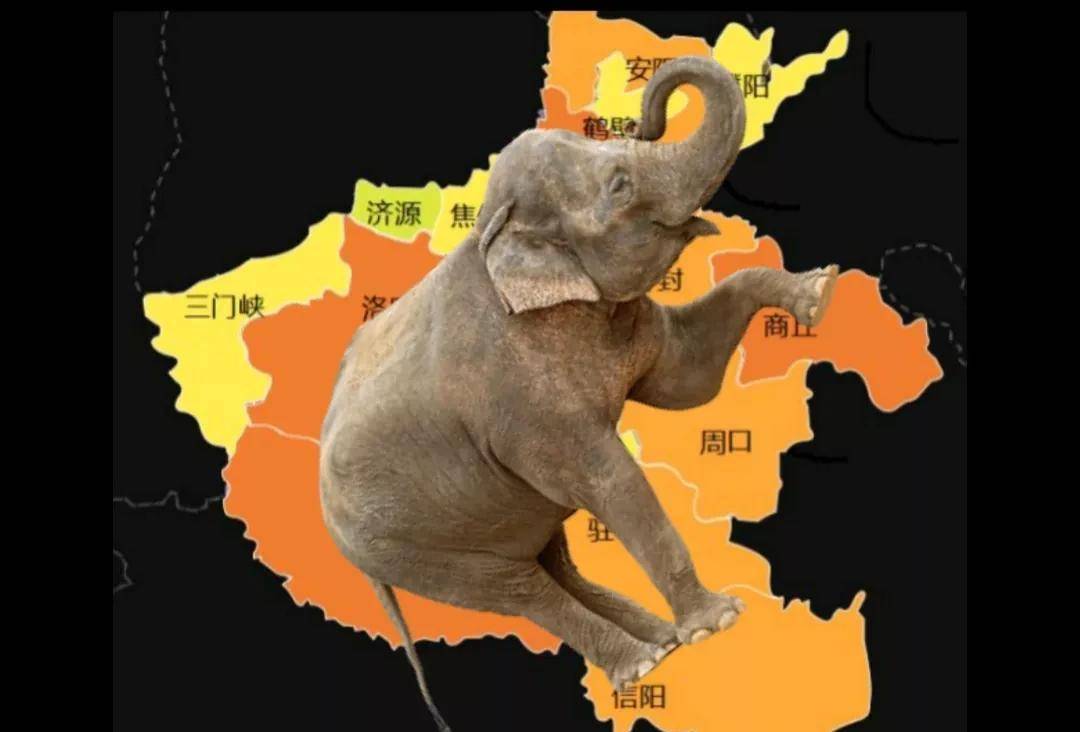 河南地图上有只大松鼠三河并流现奇景尾巴翘进安徽省