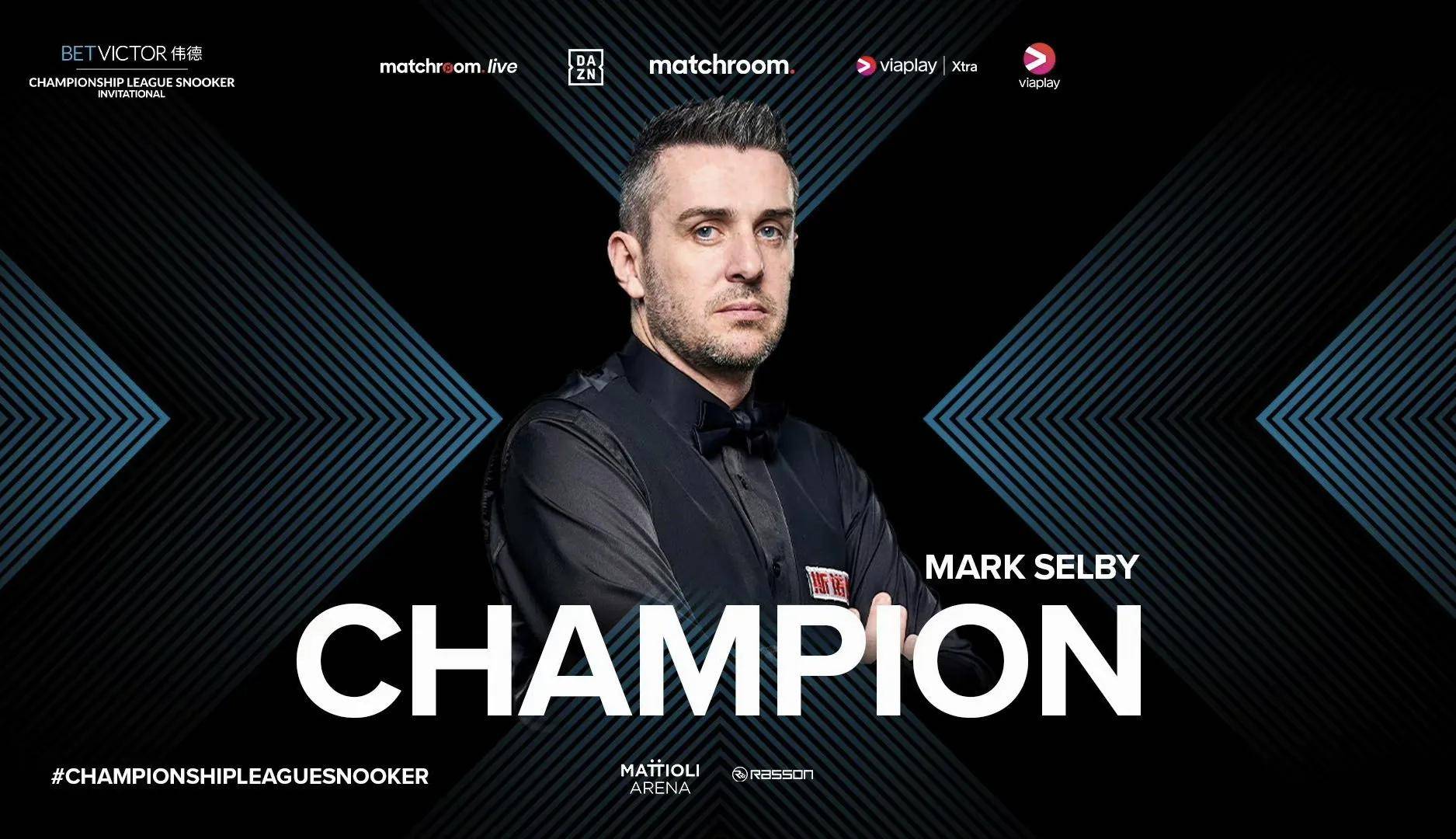 马克·塞尔比,在13个月前的世界斯诺克wst赛夺得生涯第22个排名赛冠军