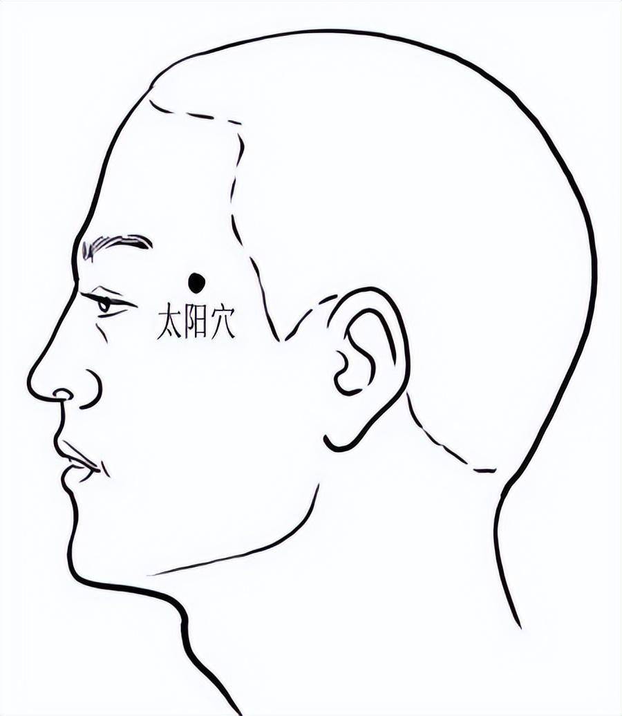 太阳穴有部分人群会因为压力大诱发偏头痛,推荐几个穴位,坚持按揉有助