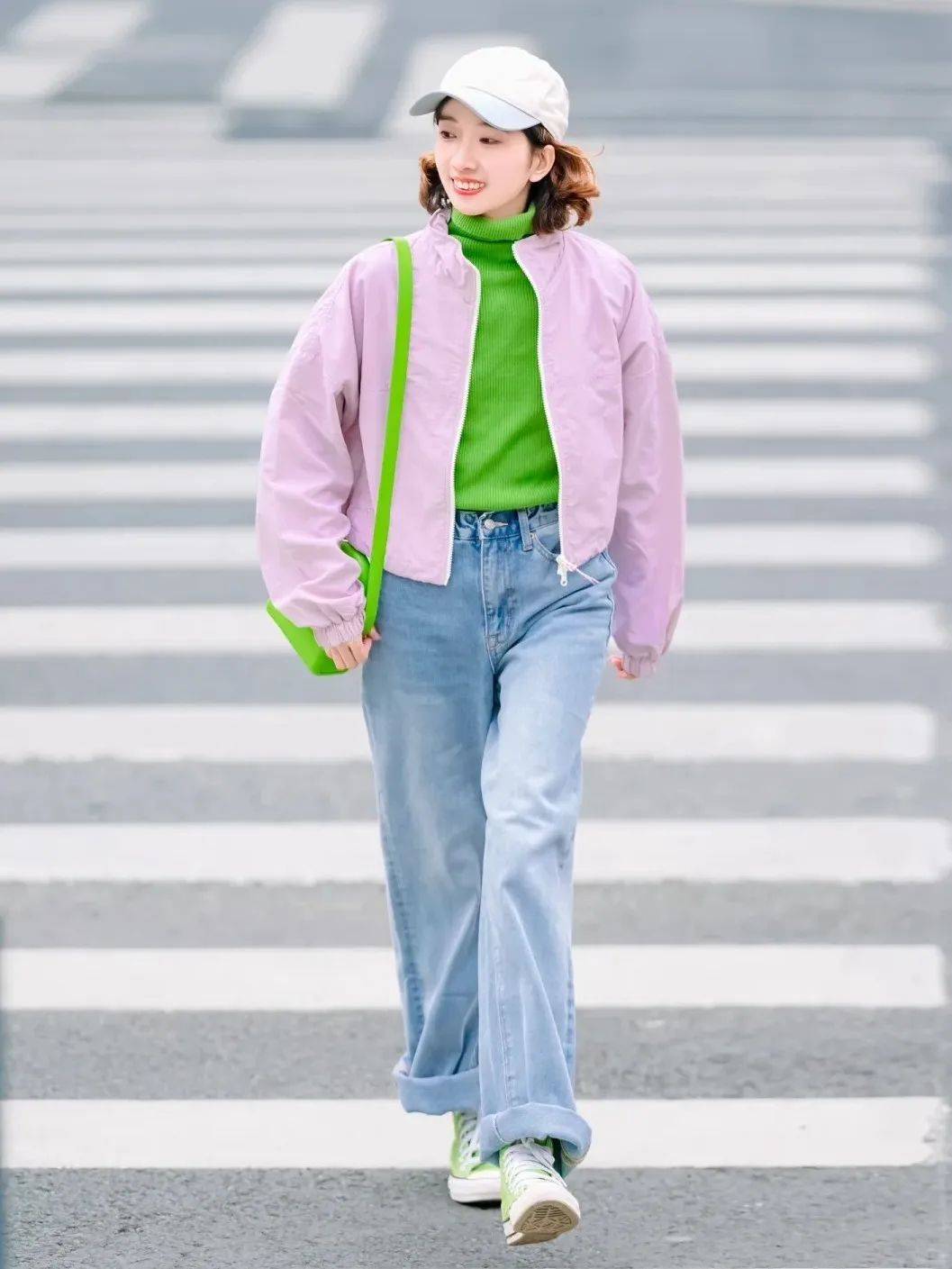 春天就穿它,清新又治愈!_cr_绿色_色彩