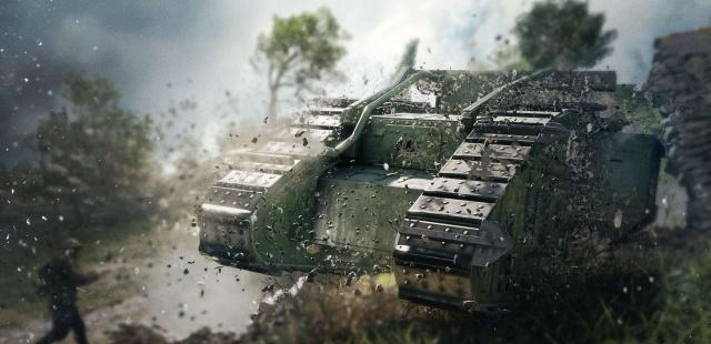 原创史上第一辆投入战场的坦克历史意义非比寻常的马克i型坦克